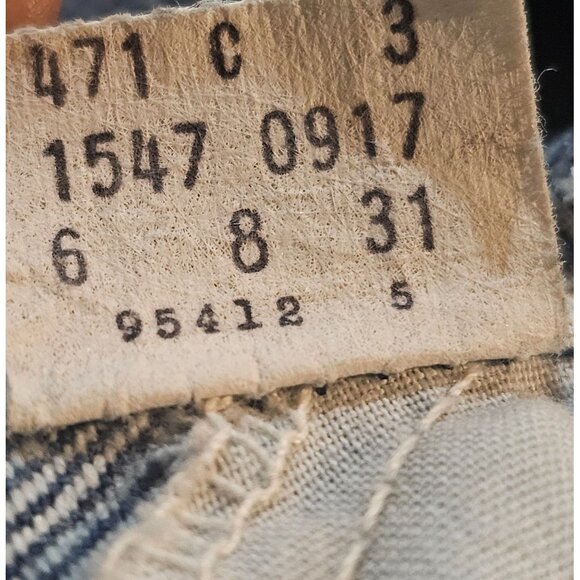 Vintage 70's Levi's for Men Orange Tab, Wide Leg, Mid-Wash, Size 46 X 29 - Picture 12 of 12